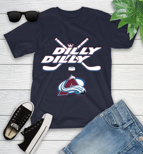 NHL Colorado Avalanche Dilly Dilly Hockey Sports Youth T-Shirt 3