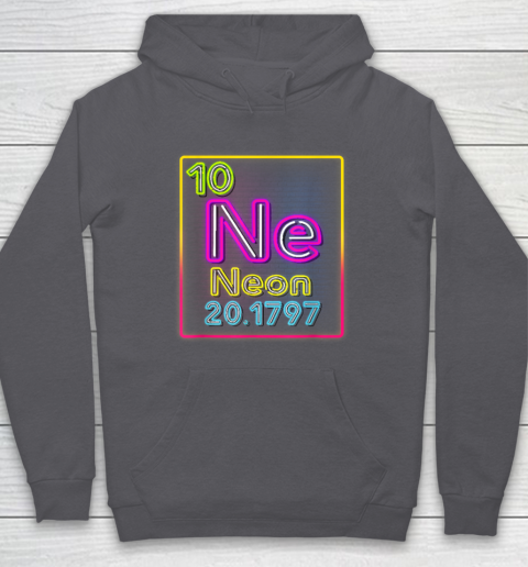 Neon Element Of The Chemistry Periodic Table For Scientists Hoodie 4