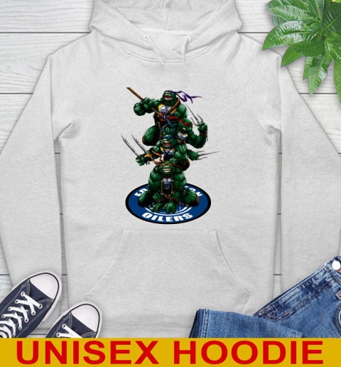 NHL Hockey Edmonton Oilers Teenage Mutant Ninja Turtles Shirt Hoodie