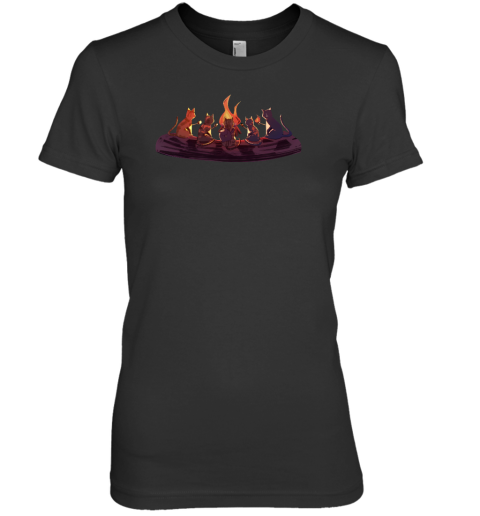 Campfire Cats Premium Women's T