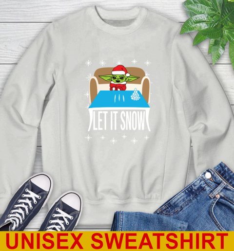 Christmas Baby Yoda And Cocaine Let It Snow Star Wars Shirts 29