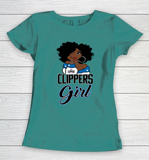 LA Clippers Girl NBA Women's T-Shirt 12