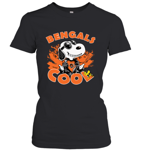 Cincinnati Bengals Snoopy Joe Cool We're Awesome Women's T-Shirt