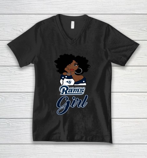 Los Angeles Rams Girl NFL V-Neck T-Shirt
