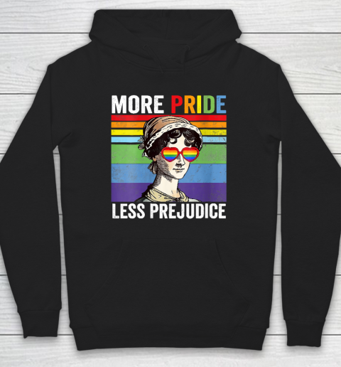 More Pride Less Prejudice Pride Month Funny Hoodie
