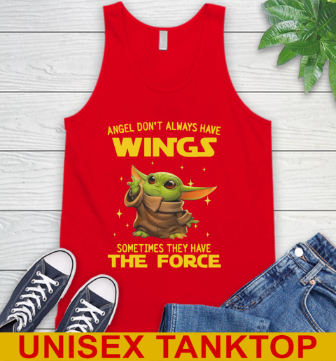 Baby Yoda Angel Don't Always Have Wings They Have The Force Shirt 71