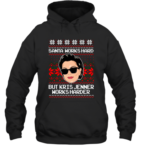 Kris Jenner Christmas Sweater Hooded