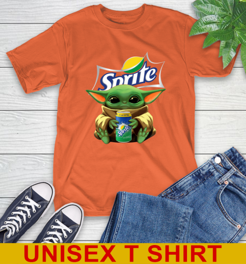Star Wars Baby Yoda Hugs Sprite Soft Drink Shirt 5