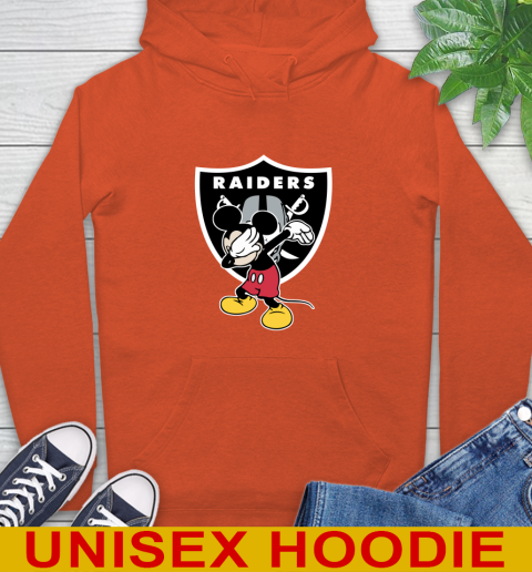 Oakland Raiders NFL Football Dabbing Mickey Disney Sports Hoodie 5