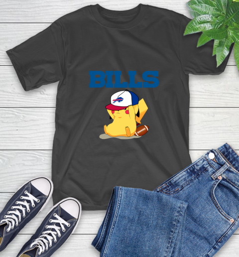 NFL Pikachu Football Sports Buffalo Bills T-Shirt 2