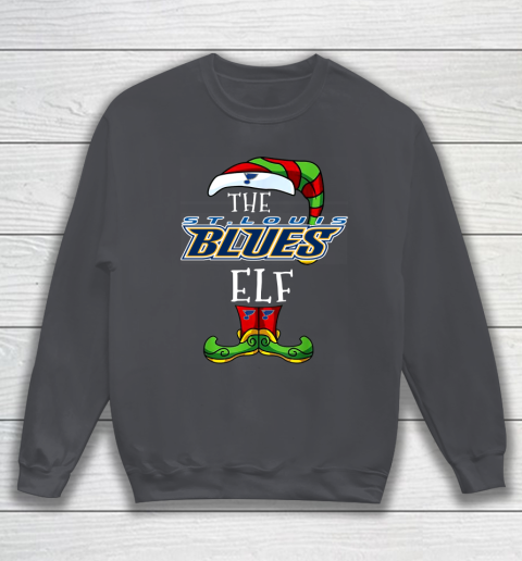 St.Louis Blues Christmas ELF Funny NHL Sweatshirt 4