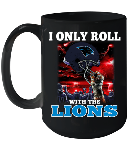 Carolina Panthers NFL Football I Only Roll With My Team Sports Ceramic Mug 15oz