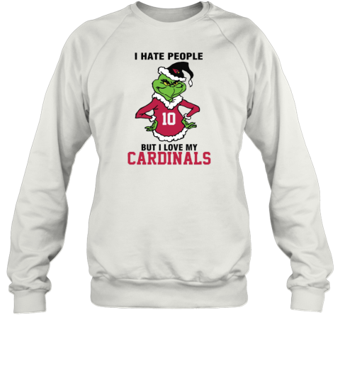 I Hate People But I Love My Cardinals Arizona Cardinals NFL Teams Sweatshirt
