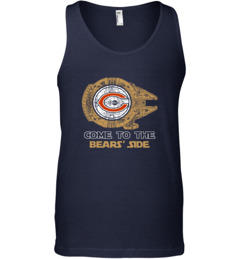 NFL Come To The Chicago Bears Wars Football Sports Tank Top ov3r nfl come to the chicago bears wars football sports unisex tank 17 front navy