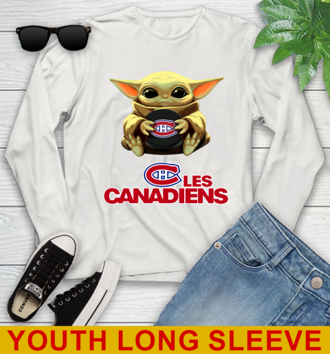 NHL Hockey Montreal Canadiens Star Wars Baby Yoda Shirt 133