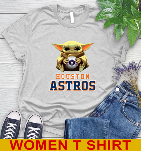 MLB Baseball Houston Astros Star Wars Baby Yoda Shirt 89