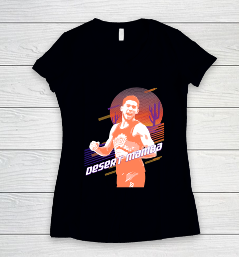 Devin Booker Desert Mamba Phoenixes Suns Women's V-Neck T-Shirt