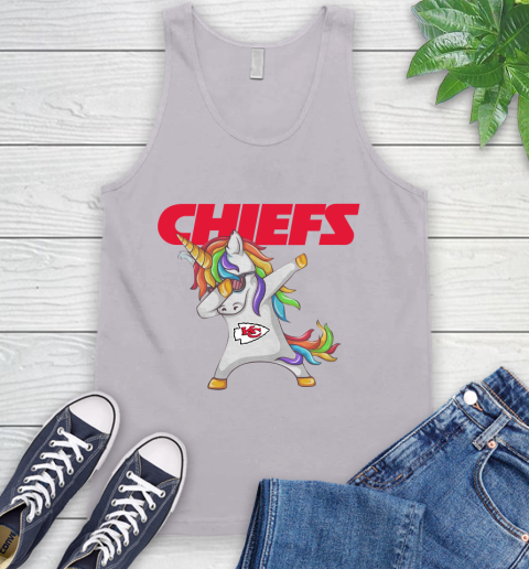 Kansas City Chiefs NFL Football Funny Unicorn Dabbing Sports Tank Top 4