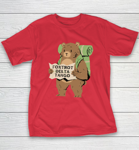Bear Foxtrots Deltas Tangos Funny Youth T-Shirt 7