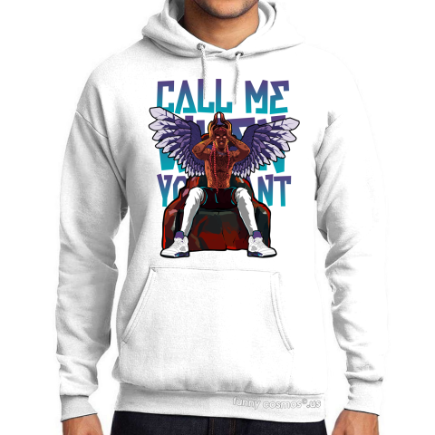 Air Jordan 5 Grape Matching Sneaker Shirt Call Me When You Want White And Purple Sneaker Black Tshirt