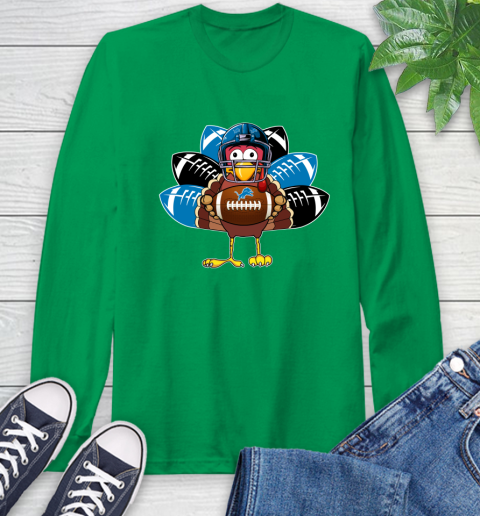 Detroit Lions Turkey Thanksgiving Day Long Sleeve T-Shirt 7