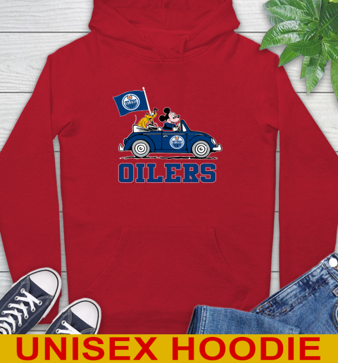 NHL Hockey Edmonton Oilers Pluto Mickey Driving Disney Shirt Hoodie 10