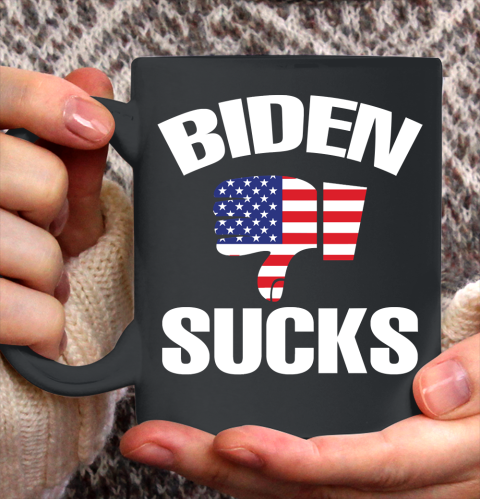 Biden Sucks Anti Biden Supporter Ceramic Mug 11oz