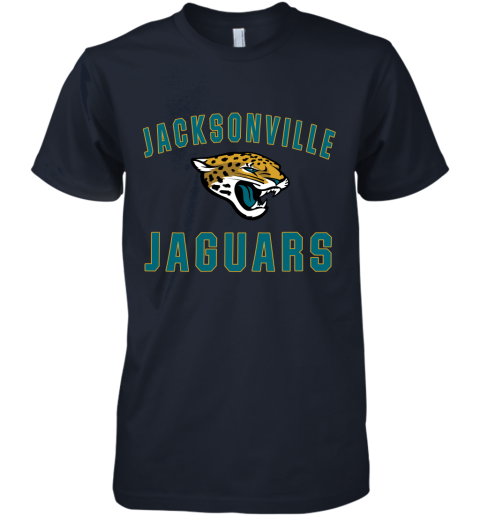 Jacksonville Jaguars Nfl Line By Fanatics Branded Vintage Victory Premium Men's T-Shirt