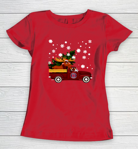 Los Angeles Angels Bring Christmas Home MLB Women's T-Shirt 9
