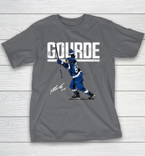 Yanni Gourde For Tampa Bay Lightning Fans Youth T-Shirt 5