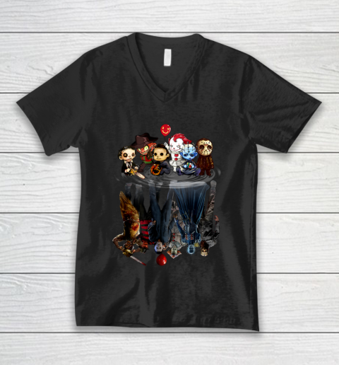 Creeps Halloween Horror Movies Gift T Shirt.0ESDTDUYC9 V-Neck T-Shirt