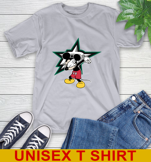 Dallas Stars NHL Hockey Dabbing Mickey Disney Sports T-Shirt 6