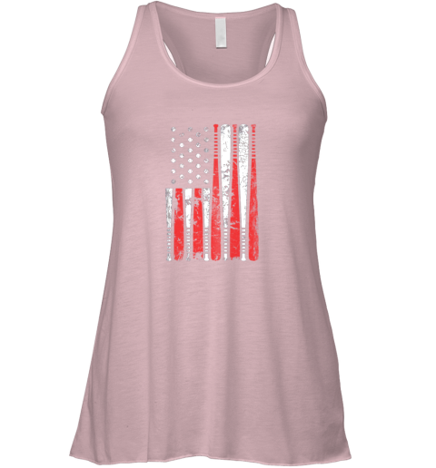 q55c vintage baseball bat american usa flag gift flowy tank 32 front soft pink