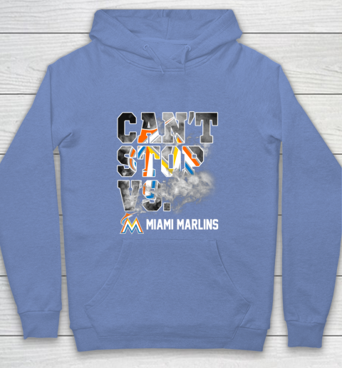 MLB Miami Marlins Baseball Can't Stop Vs Marlins Youth Hoodie 8