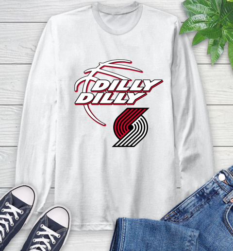 NBA Portland Trail Blazers Dilly Dilly Basketball Sports Long Sleeve T-Shirt