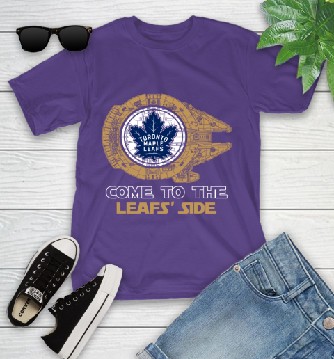 NHL Come To The Toronto Maple Leafs Wars Hockey Sports Youth T-Shirt 3