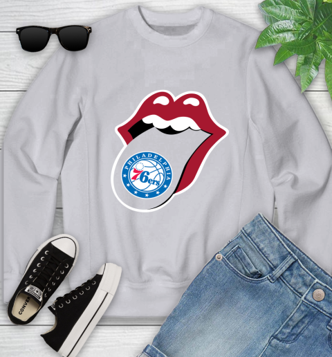 Philadelphia 76ers NBA Basketball Lips I Root For My Team Adoring Fan 118