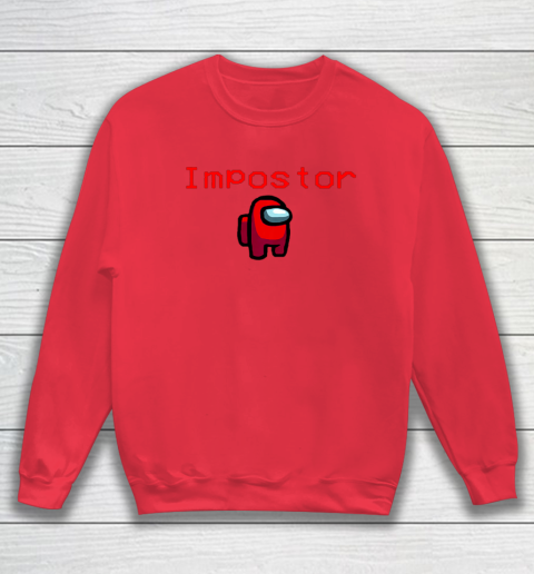 Video Game Impostor Guy Among Us Sweatshirt Tee For Sports