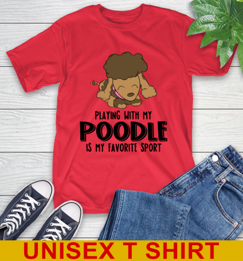 Playing with my poodle is my favorite sport 10