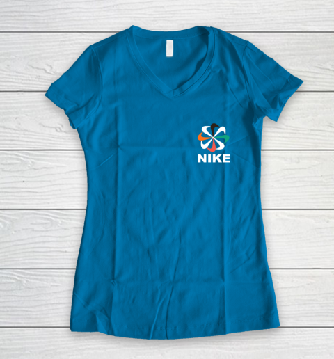 Jordan 12 University Gold Women's V-Neck T-Shirt 5