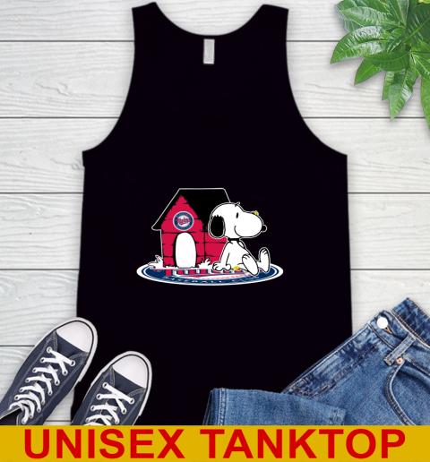 MLB Baseball Minnesota Twins Snoopy The Peanuts Movie Shirt Tank Top 2