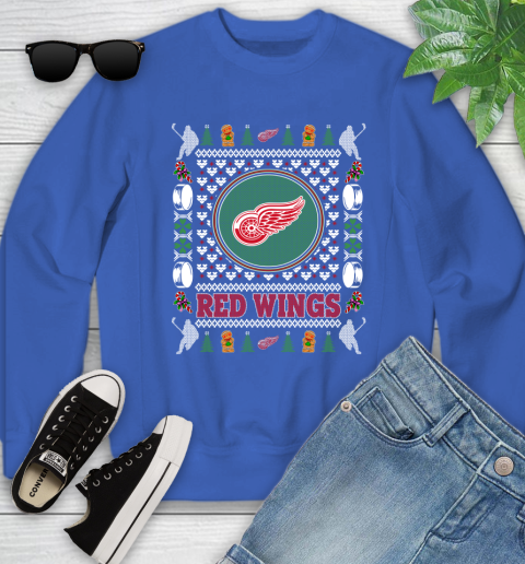 Detroit Red Wings Merry Christmas NHL Hockey Loyal Fan Ugly Shirt 121