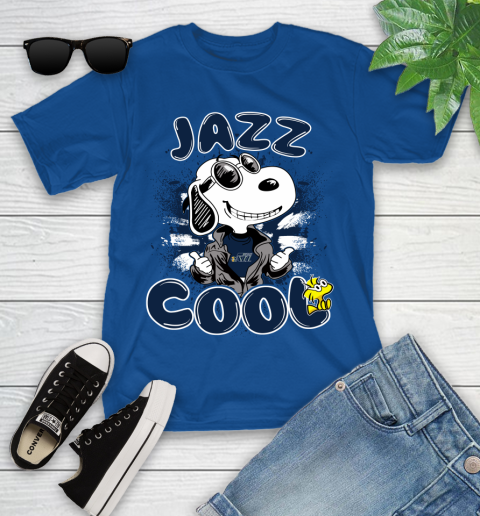 NBA Basketball Utah Jazz Cool Snoopy Shirt Youth T-Shirt 10