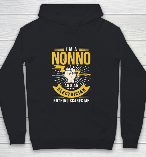 Grandpa Funny Gift Apparel  Mens Grandpa Nonno Electrician Nothings S Youth Hoodie