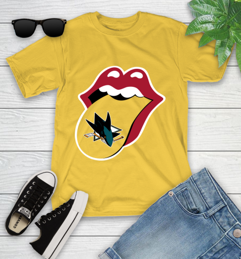 San Jose Sharks NHL Hockey Lips I Root For My Team Adoring Fan 110