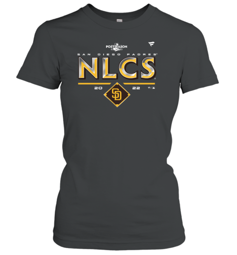 NLCS San Diego Padres 2022 Division Series Winner Locker Room Women's T-Shirt
