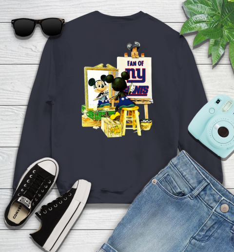 NFL Football New York Giants Mickey Drawing Shirt 107