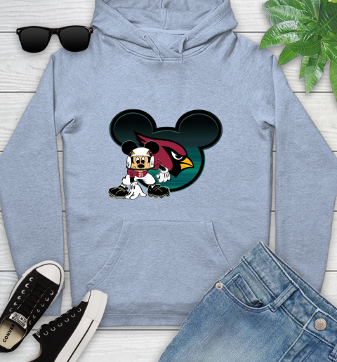 NFL Arizona Cardinals Mickey Mouse Disney Football T Shirt Youth Hoodie 10