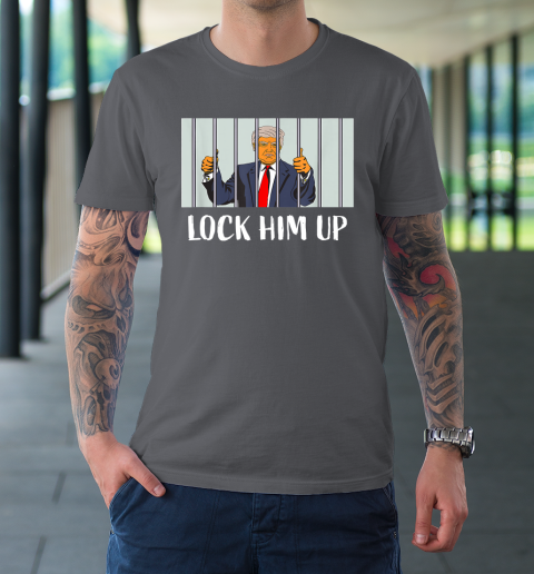 Lock Him Up Trump Funny T Shirt Tee For Sports