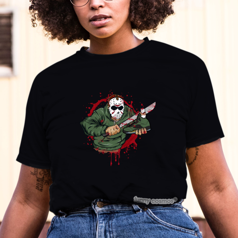 Air Jordan 5 Oregon Matching Sneaker Tshirt Jason Voorhees Green and Black Jordan Tshirt